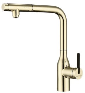 Смеситель для кухни Paulmark Viper Vi213105-G золото